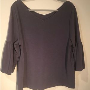 Ann Taylor, V Neck & V Back Blouse, Size XL